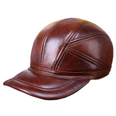 Leather cap