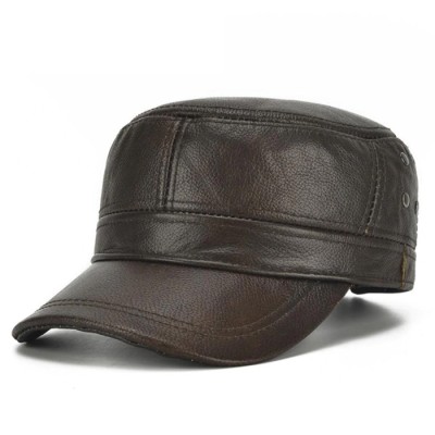 Leather cap