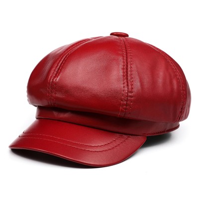 Leather cap